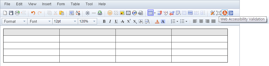 Web Accessibility Validation Icon view